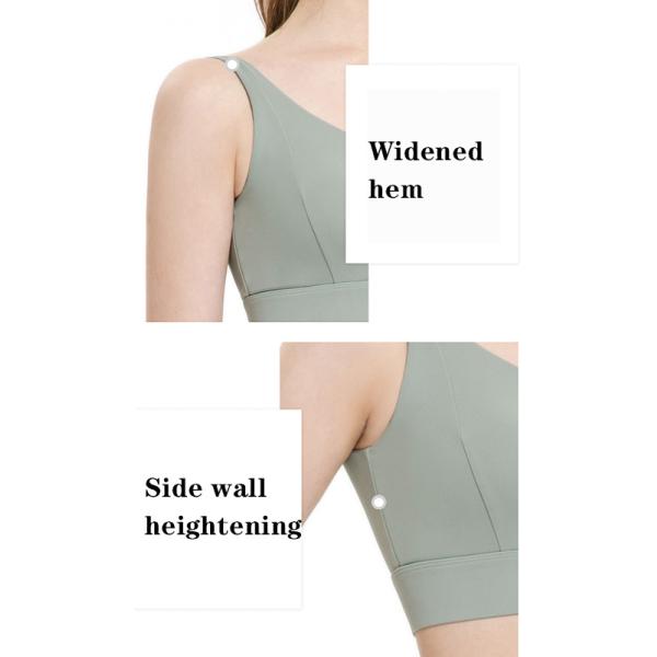 Large Chest Nylon Sports Yoga bra Women High-Strength Integrated Gym Bra