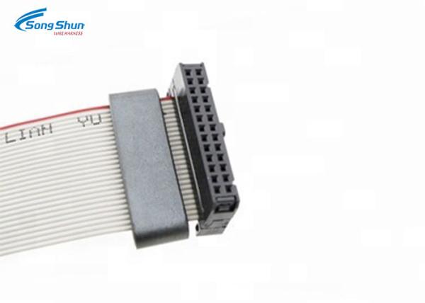 AMP IDC Ribbon Cable 26 Pin UL2651 28AWG 2KV 10mA Withstand Voltage Custom Length