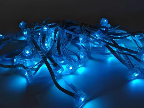 Contrôleur fantôme LED RGB Kit imperméable à l'eau Dimmable Affichage Pixel RGB 5050 Couleurs complètes 3 Modules LED lumineux