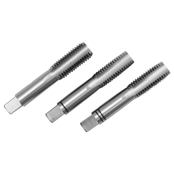 Wholesale Focus: Industrial M2 High Speed Steel Hand Taps | DIN 352 3-Piece Metric Set for Reliable Metal Threading