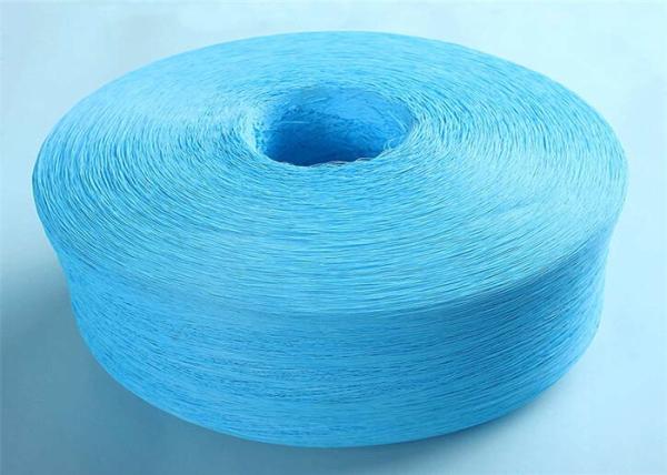 O fio desencapado do Spandex azul alto da tenacidade/tingiu o fio girado anel do Spandex de Texlon para peúgas de confecção de malhas