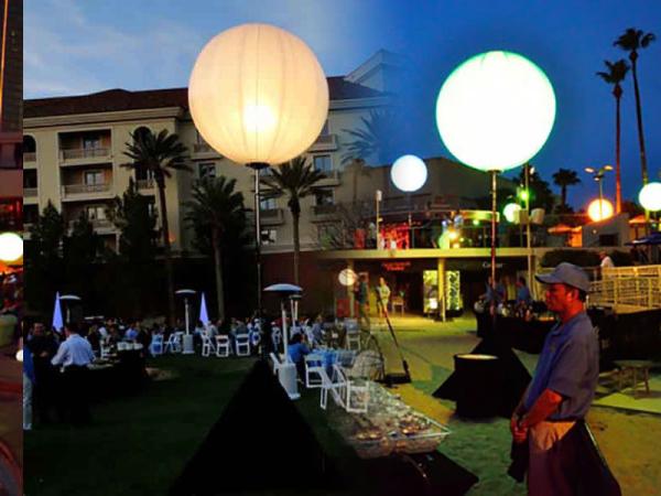 série de iluminação inflável de acampamento da pérola da decoração do ar livre do partido de 400w Rgb