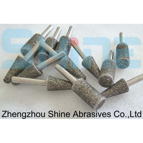 Electroplated Diamond / CBN Grinding Mandrels And Wheels For Carbide Tools