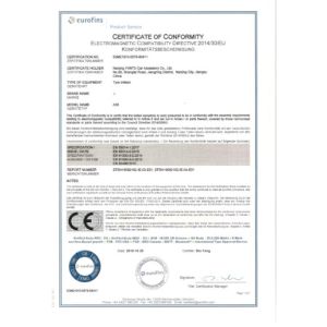 Nanjing Yantu Car Accessory Co., Ltd. Certifications