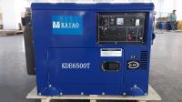 o ar 5W refrigerou a fase monofásica da C.A. da unidade diesel silenciosa do gerador, peso 158Kg