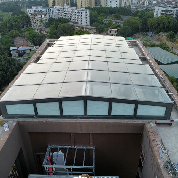 Preassembled Aluminum Sunrooms Glass Houses Retractable Winter Garden Shaped Roof Foldable Sliding Sunroom Terras Villas Hotels