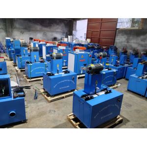 Автоматическая работа 2 дюйма ID резиновый шланг режущая машина с кнопкой управления