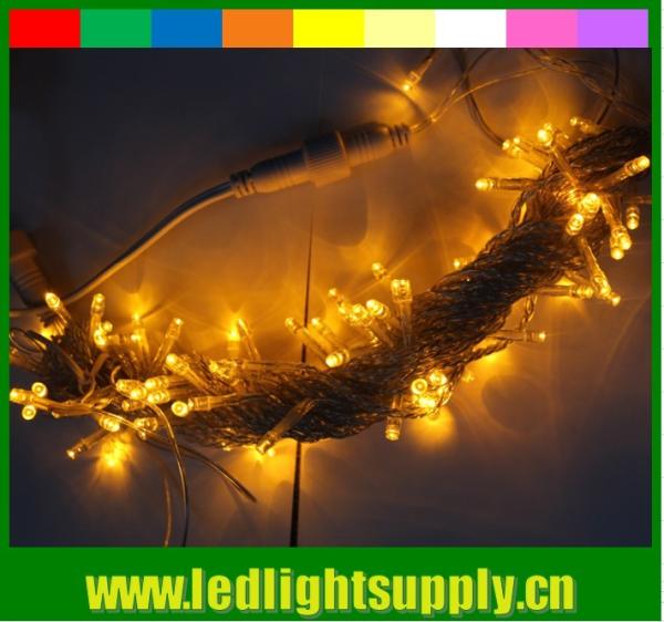 Decoração de festival luz de cordel de fada branca led iluminação de Natal