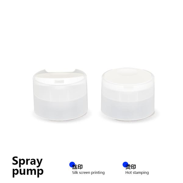 Customized 375ml Disc Top Cap Bottle With HDPE Collar Material