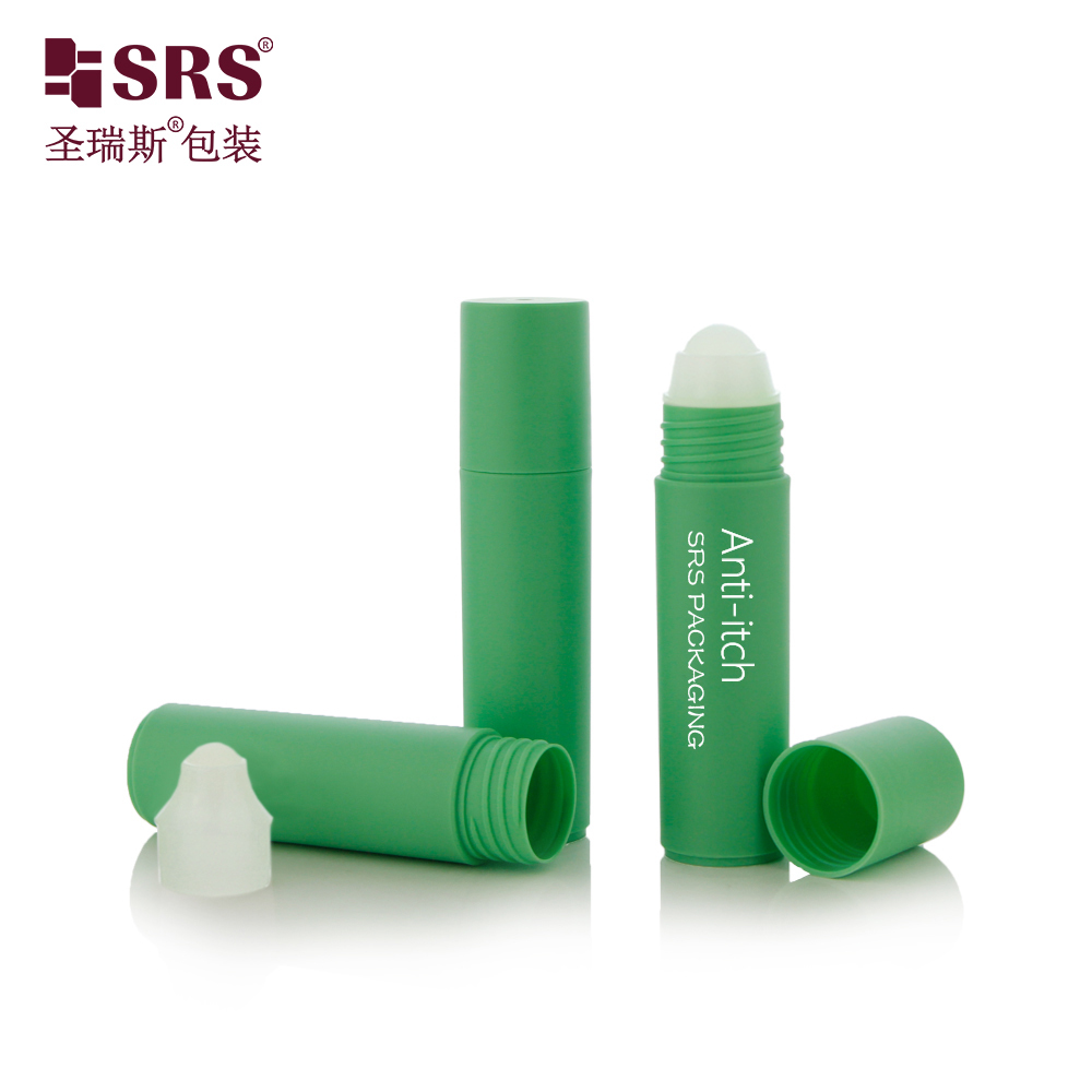 RPPF 18ML Cylinder Round Shape PP Roller Bottle For Antiperspirant Gel
