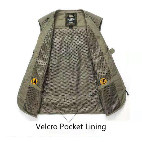 Высококачественная проницаемая сетка наружная мультиплексовая мужская жилетка мужской жилет рыболовный жилет жилет для мужчин