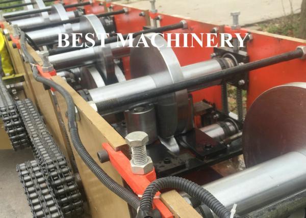 Gavalnized Steel Shutter Door Roll Forming Machine U Channel Guide Frame Making