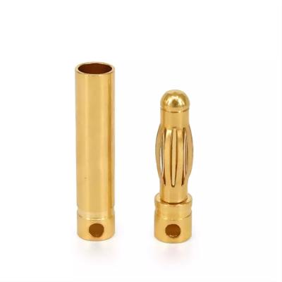 L'or universel en laiton de prise de banane de la batterie 4mm de moteur a plaqué
