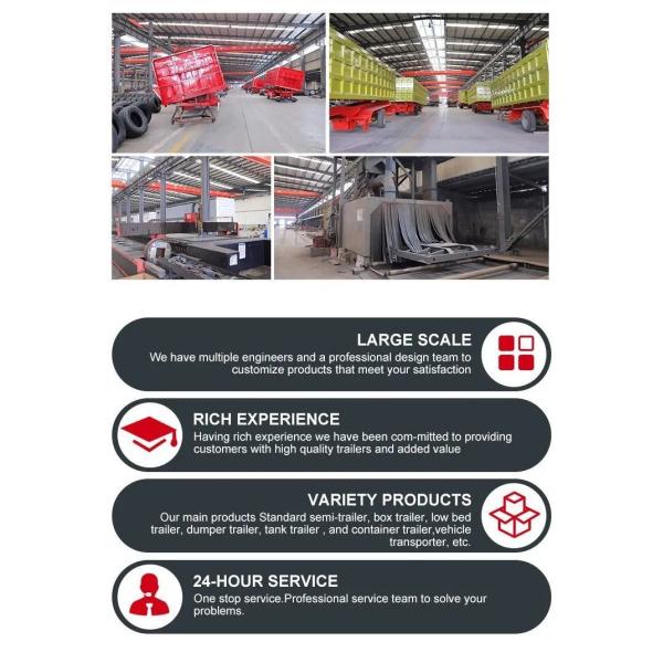 3 Axle 20FT 40 FT Trailer Chassis Flat Bed Flatbed Trailer for Long Distance Transport