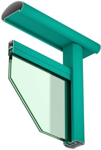 Профиль алюминия конструкции поручня лестницы Т6 длины 6м