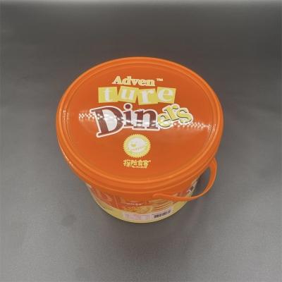 1L 2L 3L 4L 5L White Food Grade Metal Handle Transport Bucket