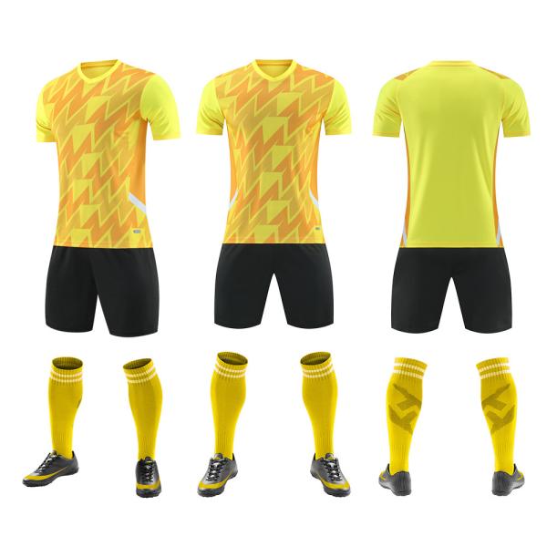 Jérsei liso de formação ocasional do futebol da luva curto dos uniformes do futebol da placa todo o grupo