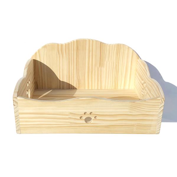 Cat Hammock with Two Removable Covers and Raised Wooden Frame Customized Logo Acceptable