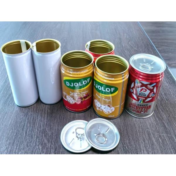 310ml , 250ml Metal Can Beverage Tin Can Packed For Juice , Orange