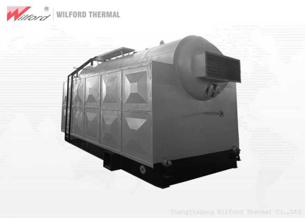 0.7-5.6MW Biomass Hot Water Boiler Wood Chips Fully Burning Natural Circulation