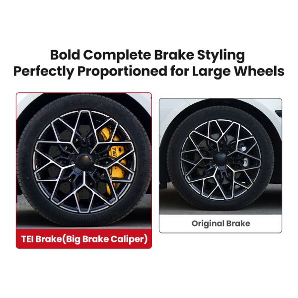 TEI SR10 10 Pot Brake Caliper R20 R21 R22 Carbon Ceramic Disc Front Brake Kit for BMW 5 Series E39 E60 G30 G38 G60