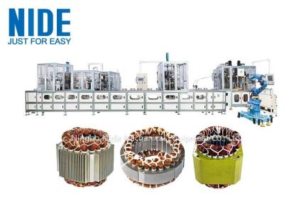 Linha de produção trifásica automática do estator do motor elétrico