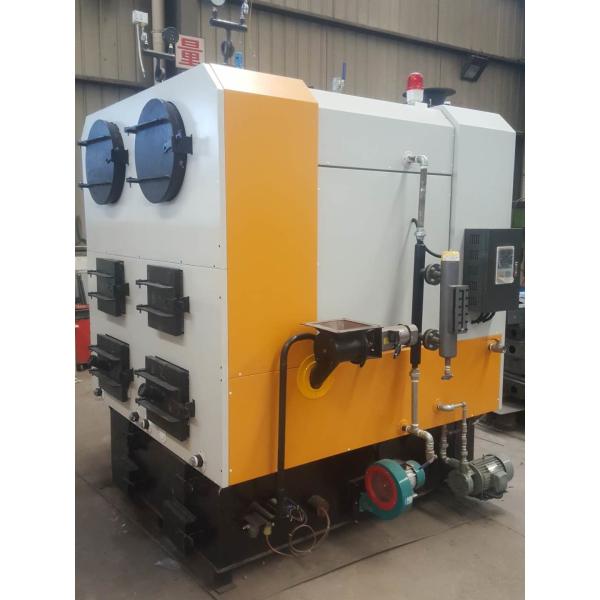Central Heating Wood Pellet Biomass Boiler , 1000KG Biomass Pellet Steam Boiler