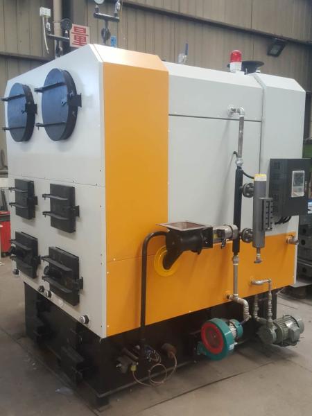 Small scale horizontal 300kg steam boiler for textile industry