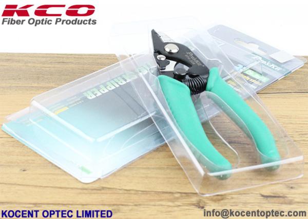 Tri Hole Fiber Optic Tools , Fiber Optic Cable Stripper 148mm Size FTTH CATV Application