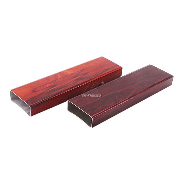 зерно древесины стены алюминиевой трубки 6061 6063 т5 толстое