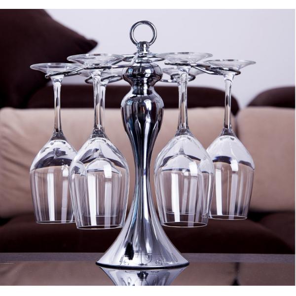 Detachable 600G Wine Glass Tree Stand Six Hooks Stainless Steel Glass Holder