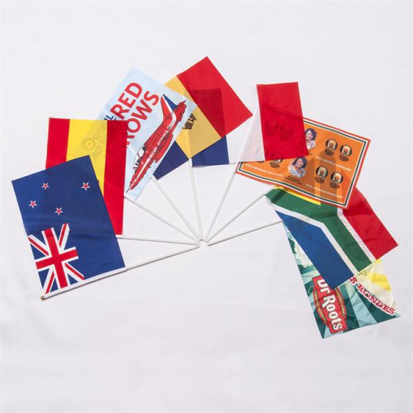 Double Sided Printed Hand Waving Flags