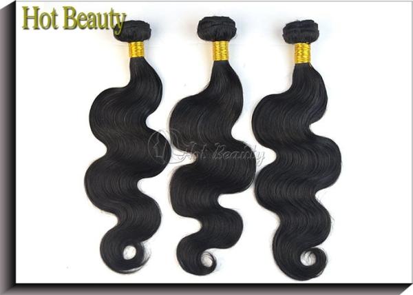 Black Virgin Brazilian Remy Human Hair Body Wave 10 inch - 30 inch