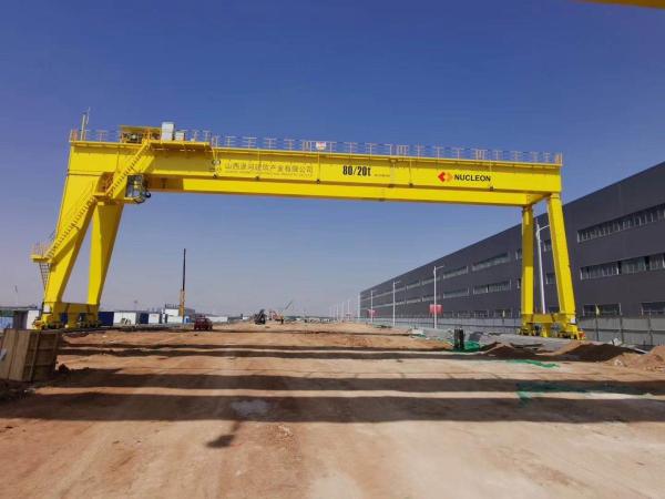 Q345 Steel Stationary Gantry Crane Double Beam Overhead Crane 20-50 Ton