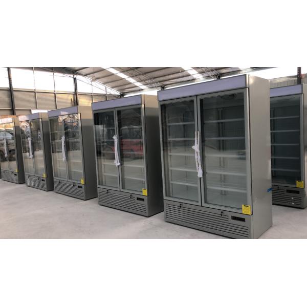 Stand Up Glass Door Freezer With Frameless Triple Glazed Anti-Fog Glass Door