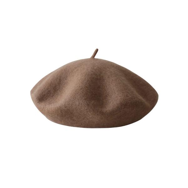 OEM Embroidery Logo Multicolored Wool Beret Hat For Adults