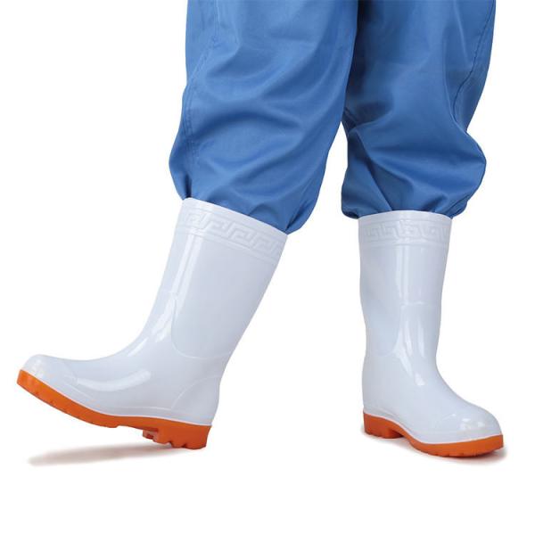 Anti-Slip Outdoor Work Rubber Boots High Heel Standard Custom Logo Waterproof Men Women Pvc Rain Boots Fisherman Boots