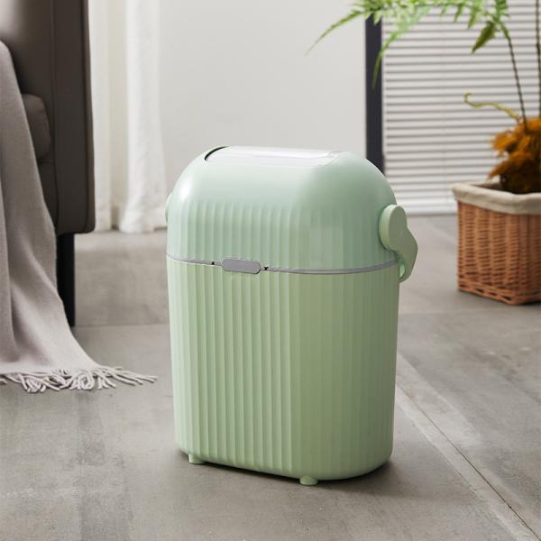 5L 6L 8L Baby Diaper Trash Can Rectangular Diaper Waste Basket