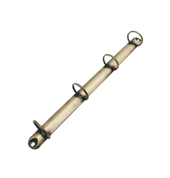 1.2 Inch Ring Binder Fasteners O Shape 4 Ring Binder Mechanism Gold