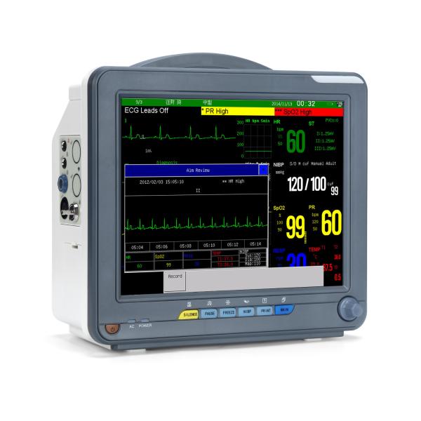 Moniteur médical de chevet ODM 12,1 pouces ECG, PNI, SpO2, RESP