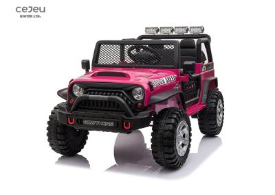 EN71 jipe a pilhas cor-de-rosa elétrico 3.6KM/HR com a tela MP4
