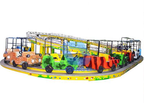 Popular Mini Amusement Park Rides / Mini Shuttle Train Ride With Track