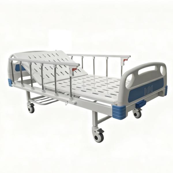 2-Position Manual Patient Bed With Detachable Head & Foot Boards