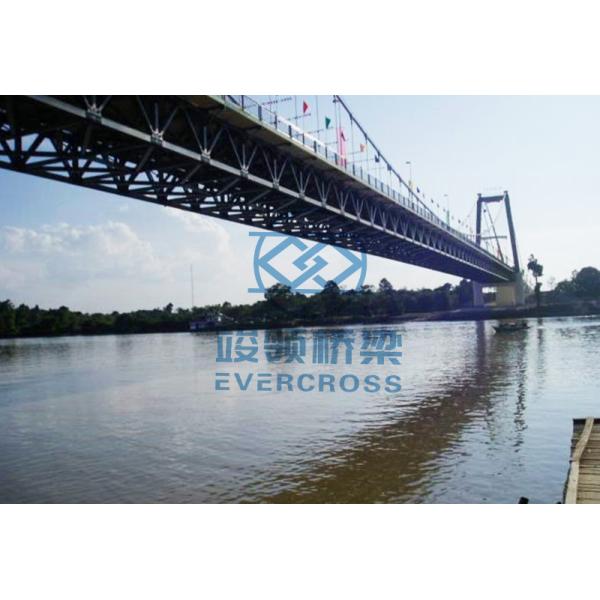 Подвесный мост из стального кабеля с тяжелой нагрузкой