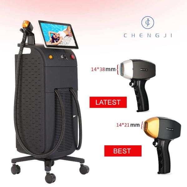 Diode Laser Hair Removal Machine 808nm Diode Laser Machine Titanium With 3 Years Warranty