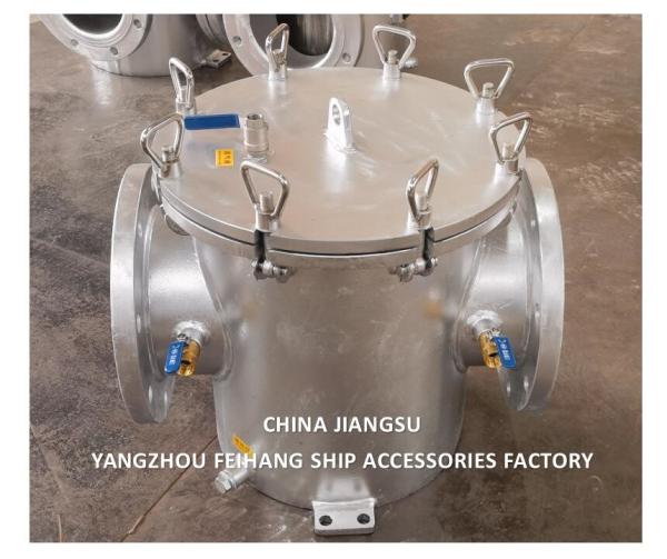 Main Engine Sea Water Strainer Szie-8-Dn200 Carbon Steel Body Stainless Steel Filter