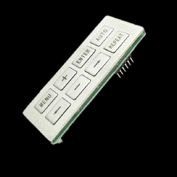 Teclado numérico personalizado do interruptor de membrana, teclado numérico de gravação da borracha de silicone do animal de estimação de Mfg