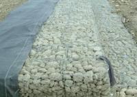 Paniers vert-foncé de Gabion enduits par PVC 80mm*100mm Mesh Opening For Civil Project