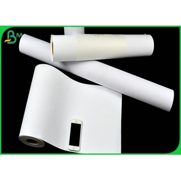 Inkjet 35 Inch 50M High Witness And White High Glossy Art Paper Wood Pulp Material