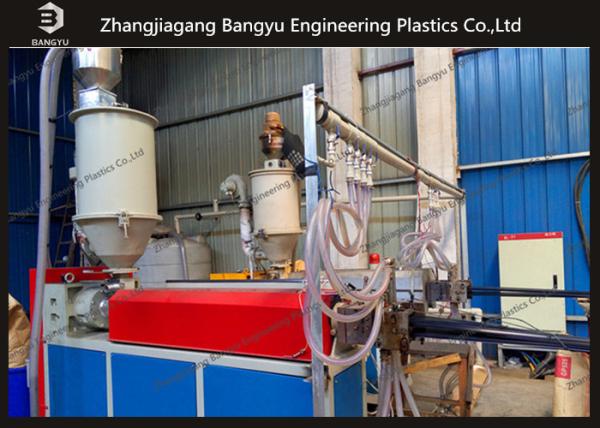 Linha de produção de tiras de nylon extrusora de plástico de parafuso único Equipamento de extrusão de poliamida